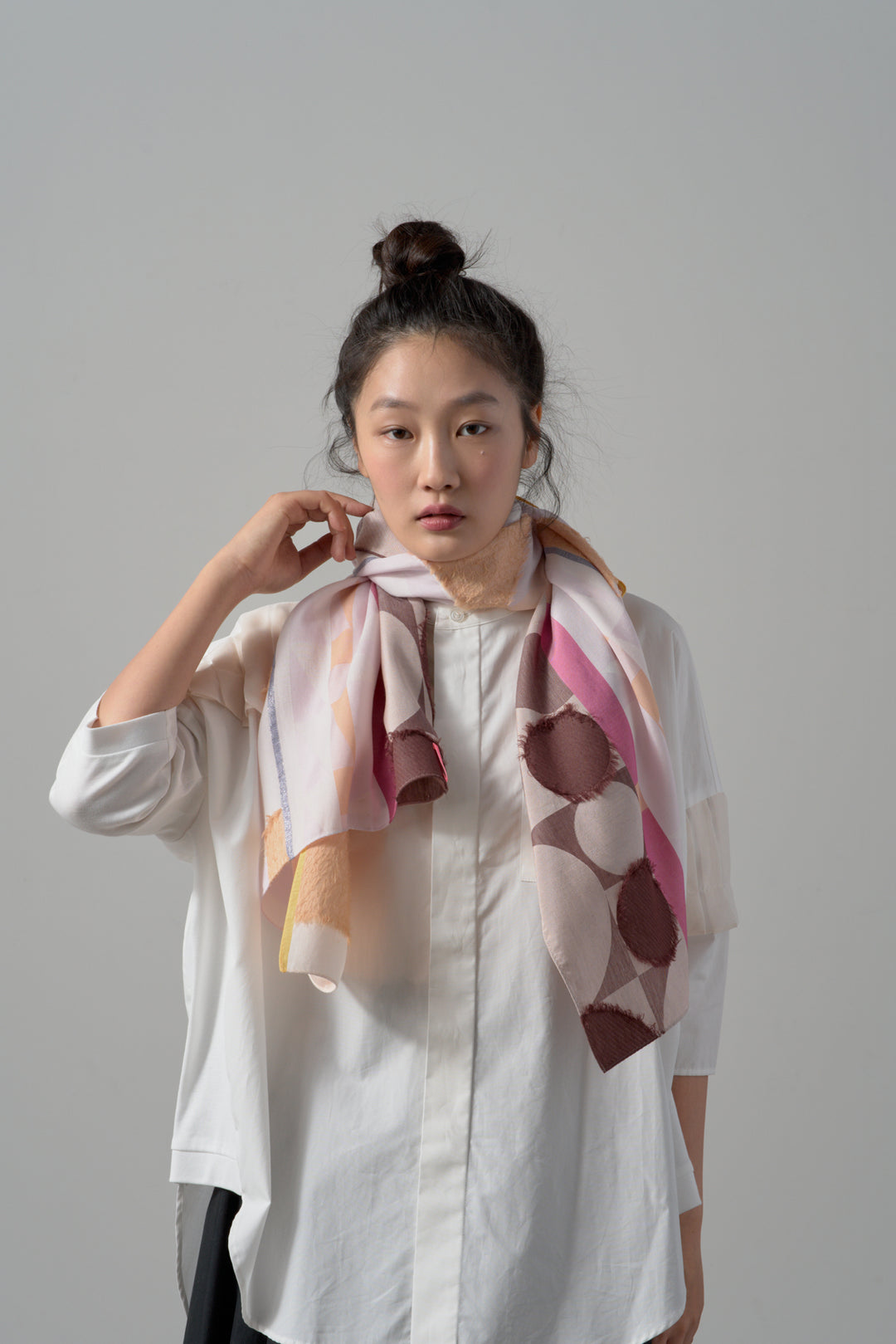 -Oriki-　ロングキュプラストール　col:ピンク