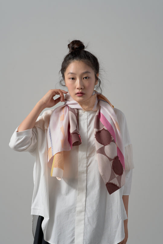 -Oriki-　ロングキュプラストール　col:ピンク