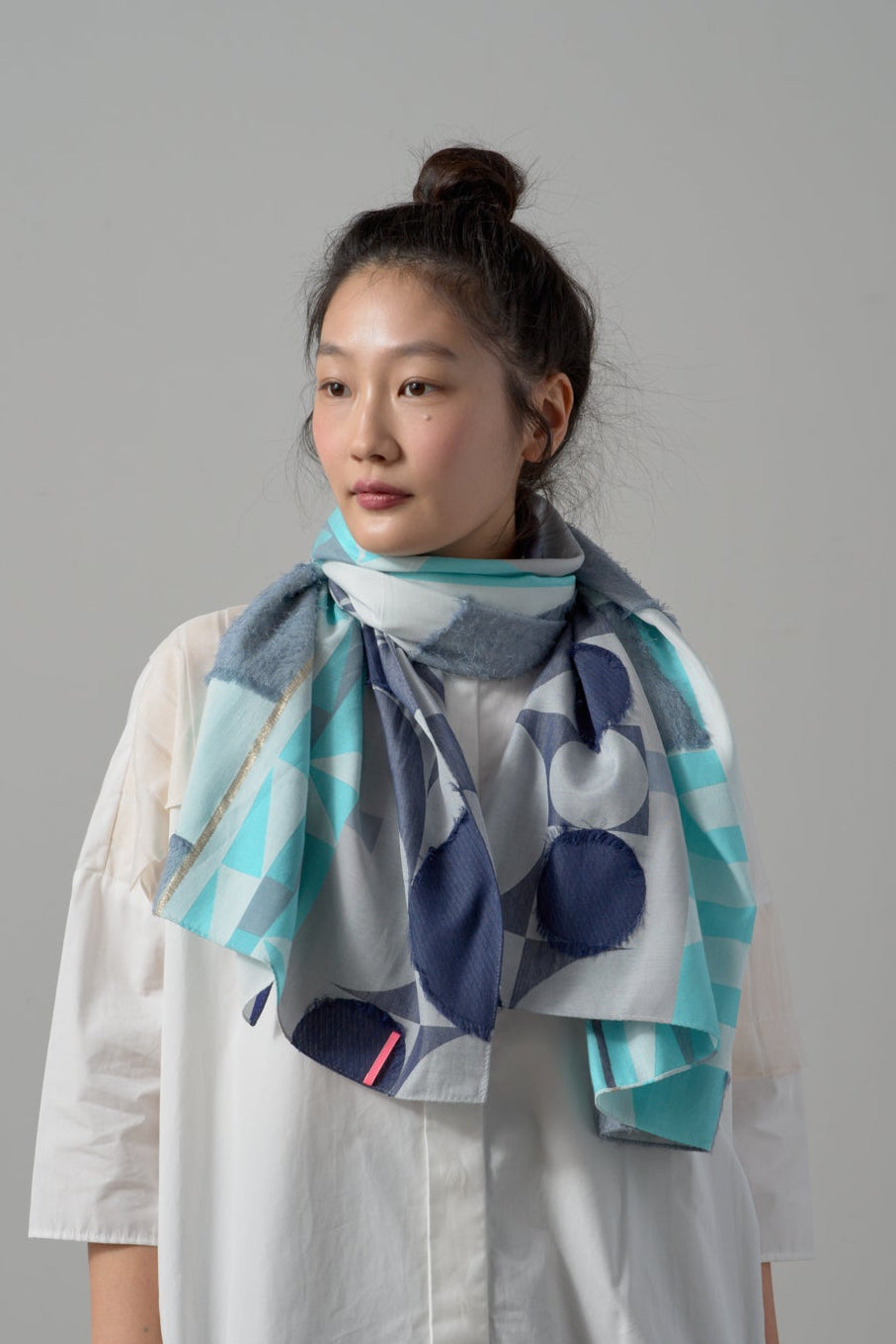 -Oriki-　ロングキュプラストール　col:グレー