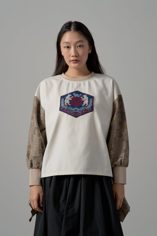 -POLS BEAR EMBLEM-　プルオーバー　col:ベージュ