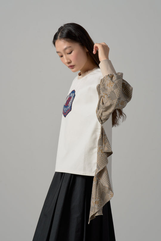 -POLS BEAR EMBLEM-　プルオーバー　col:ベージュ