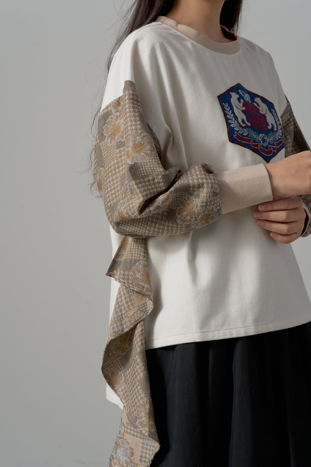 -POLS BEAR EMBLEM-　プルオーバー　col:ベージュ