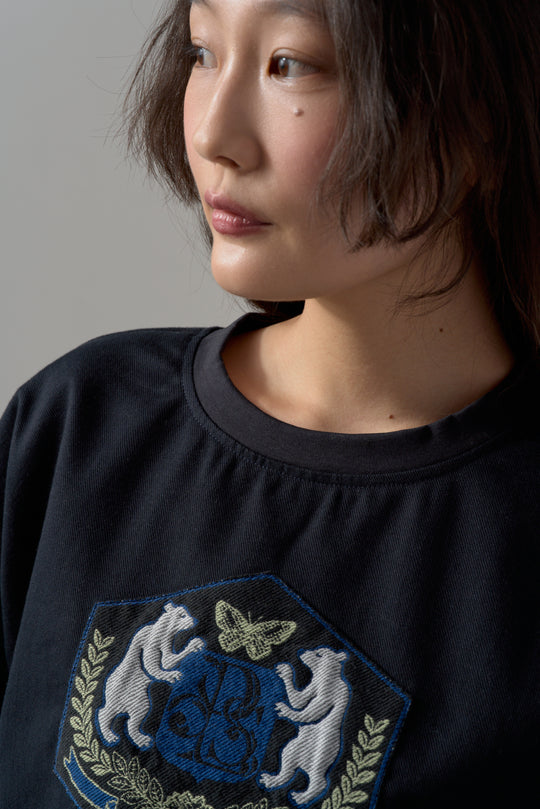 -POLS BEAR EMBLEM-　プルオーバー　col:ネイビー