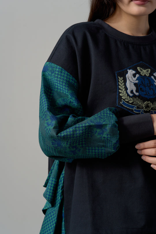 -POLS BEAR EMBLEM-　プルオーバー　col:ネイビー