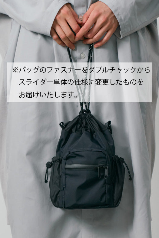 -Switchers-　巾着バッグ　col:ブラック