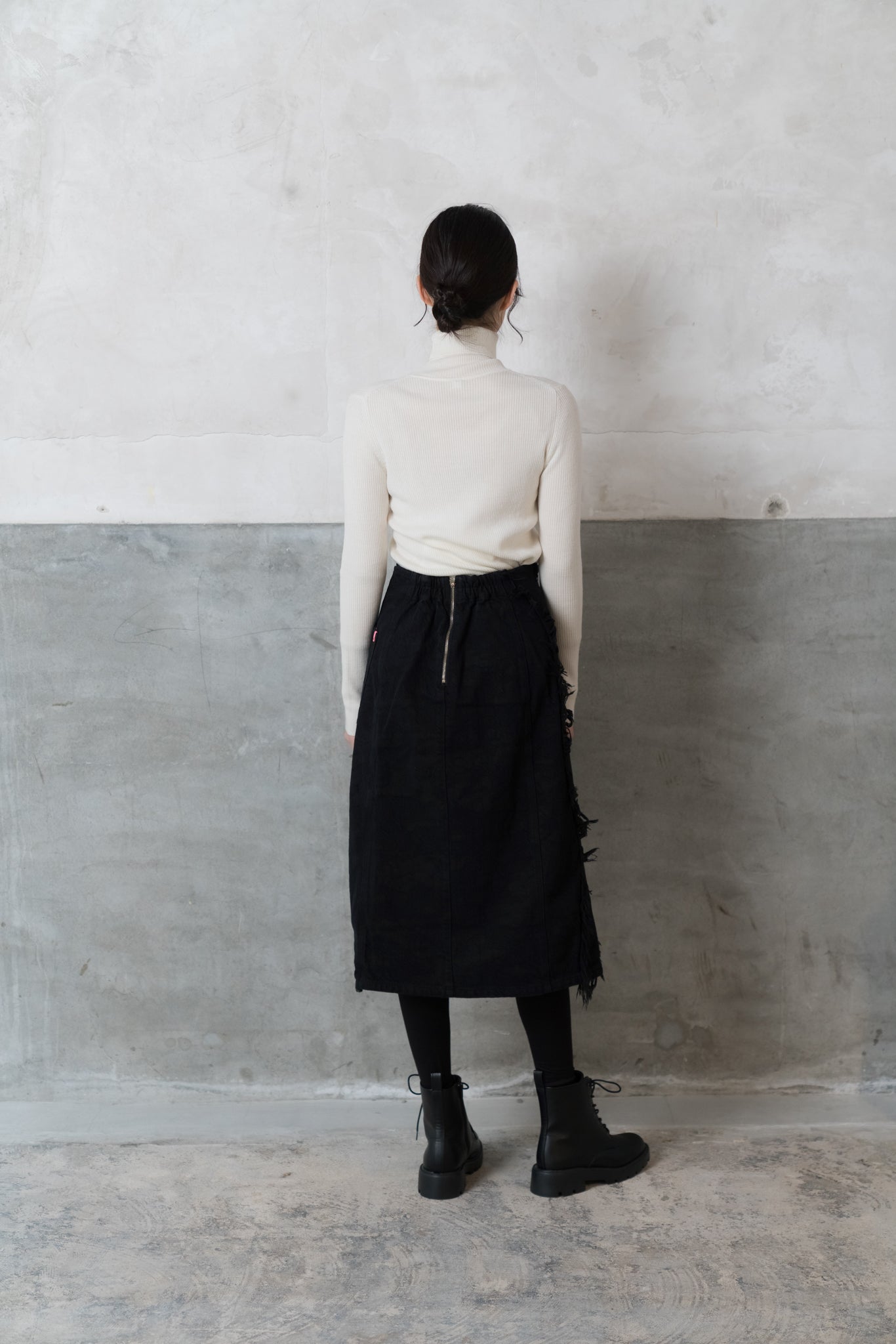 美品  Sazanami- デニムスカート col:ブラック – POLS スカート
