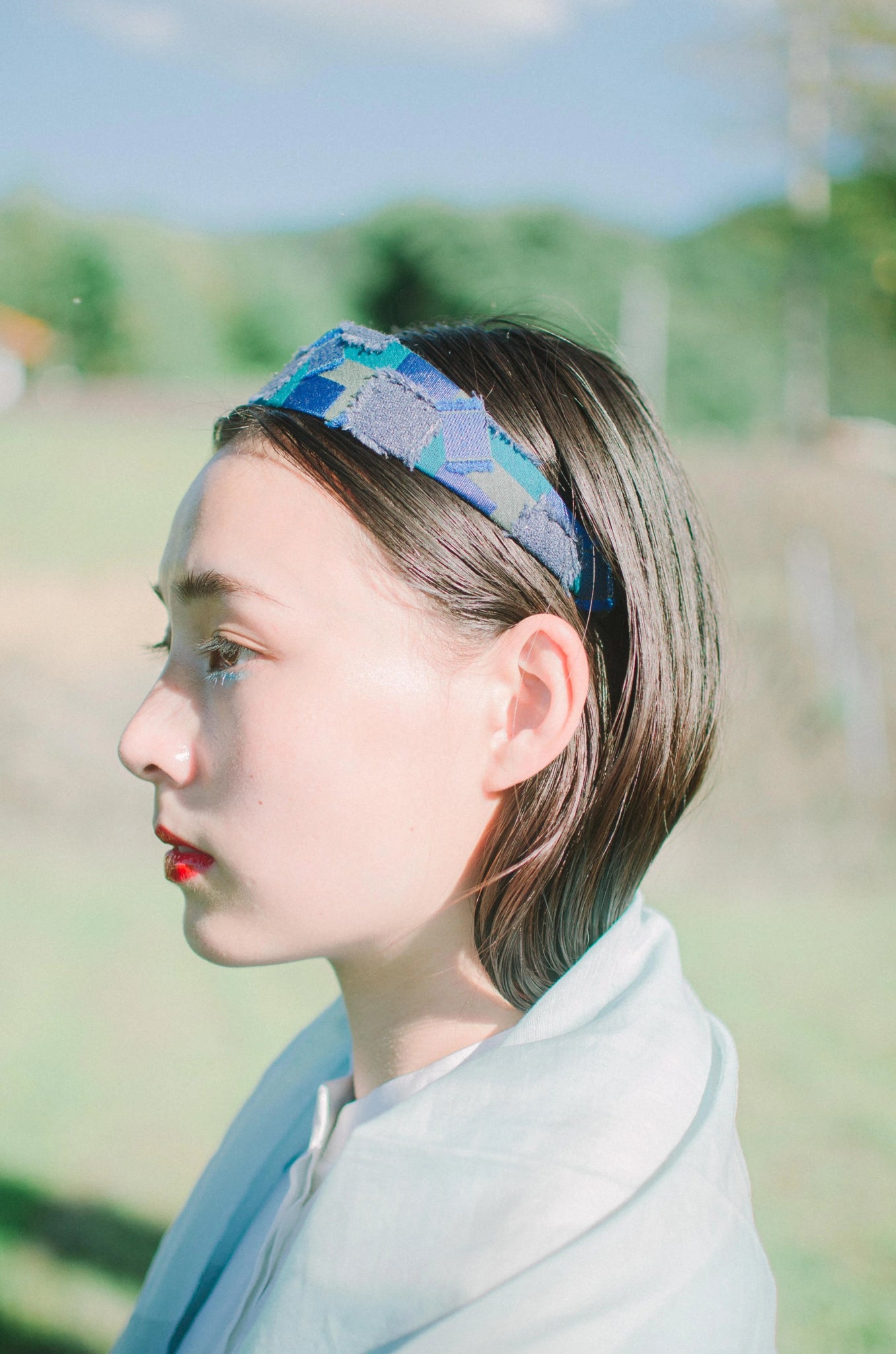 フリース パープル ヘアバンド ヘアアクセサリー – POLS