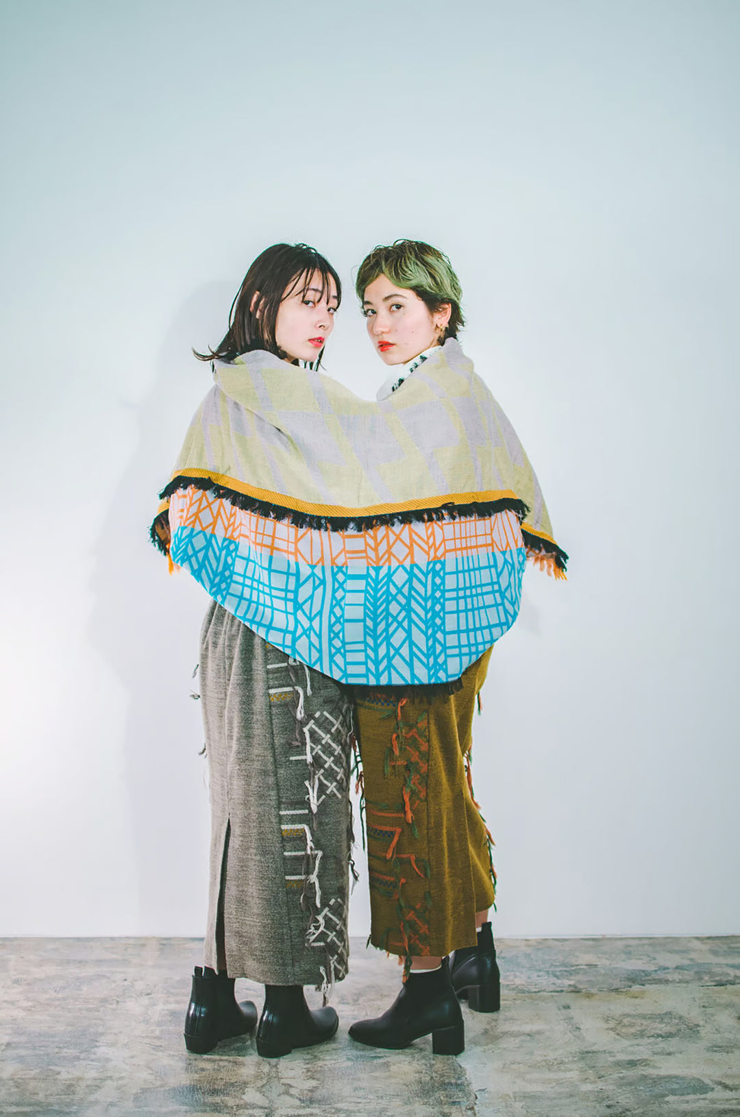 -TRAIN-　MOHIKANストール　col:イエロー