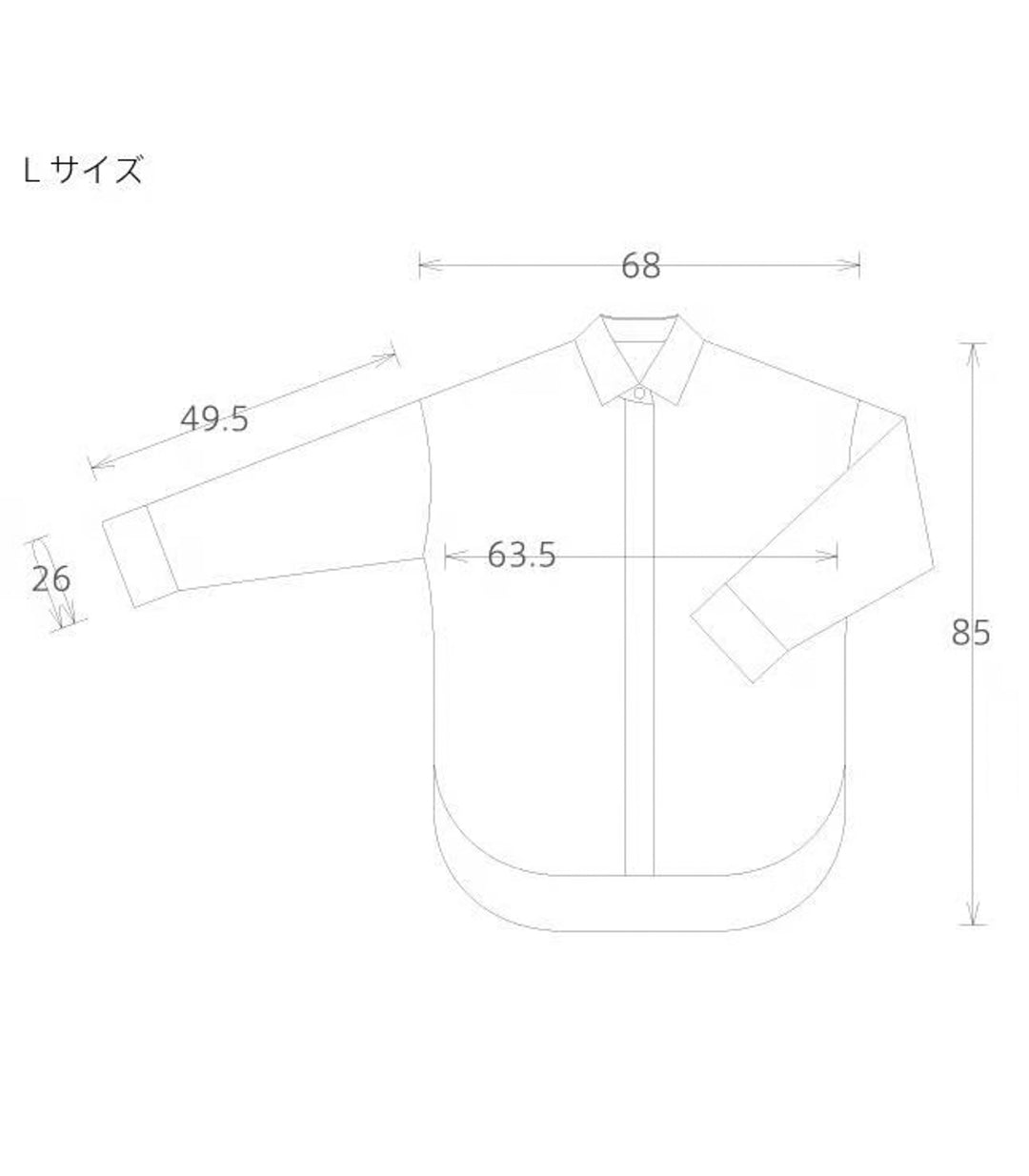 - BUG_2022 -　シャツ　col:アッシュグレー