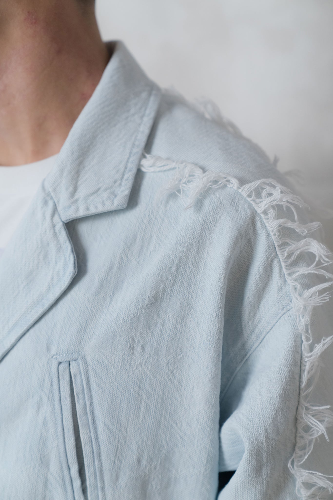 Sazanami- デニムコート col:アイスブリーチ – POLS