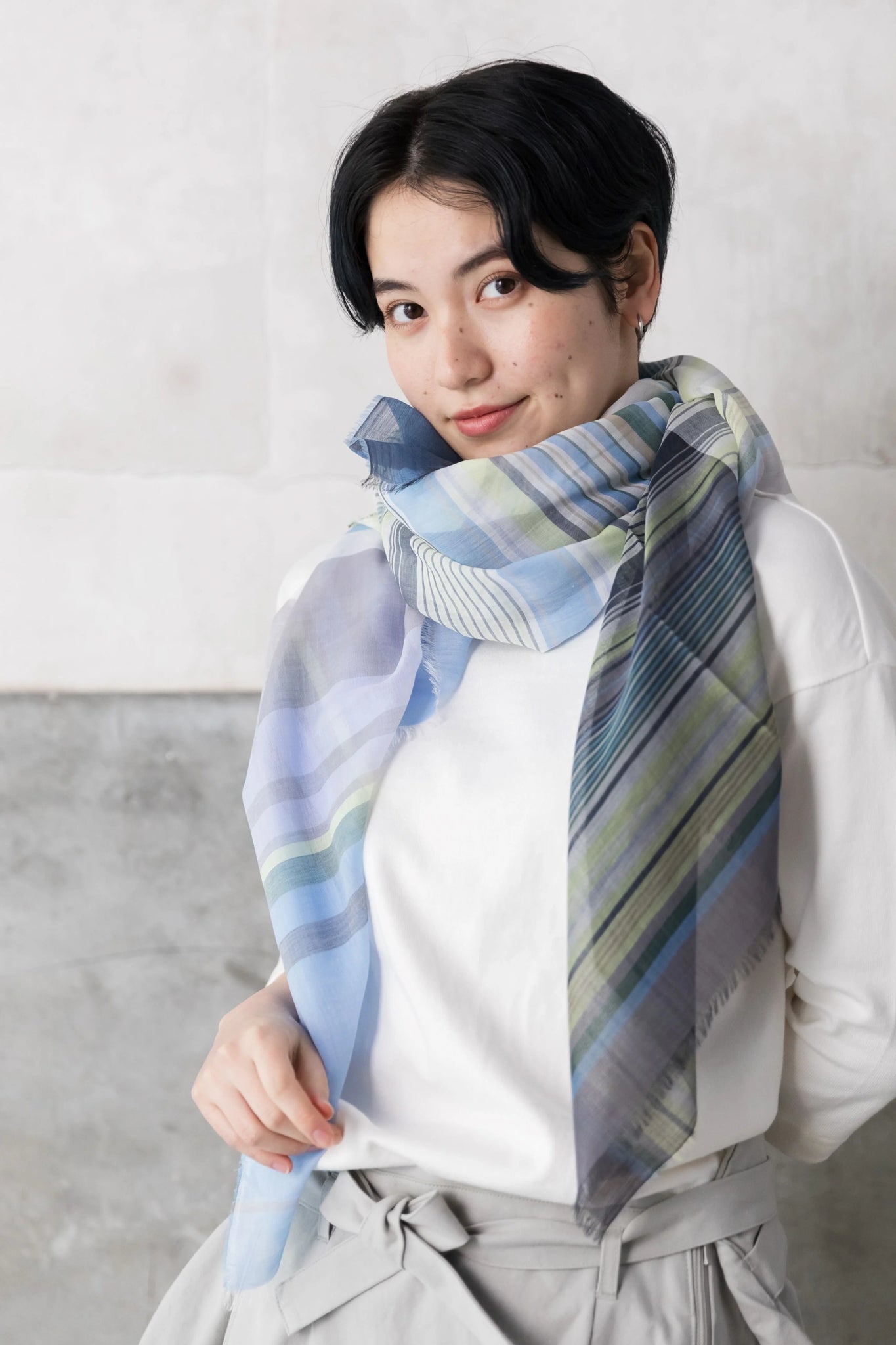 RRL コットン ストール cocochiya_rl-blockcheck-scarf