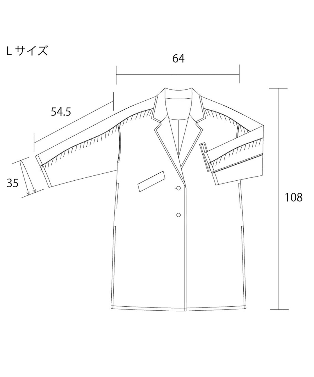 -Sazanami-　デニムコート　col:アイスブリーチ