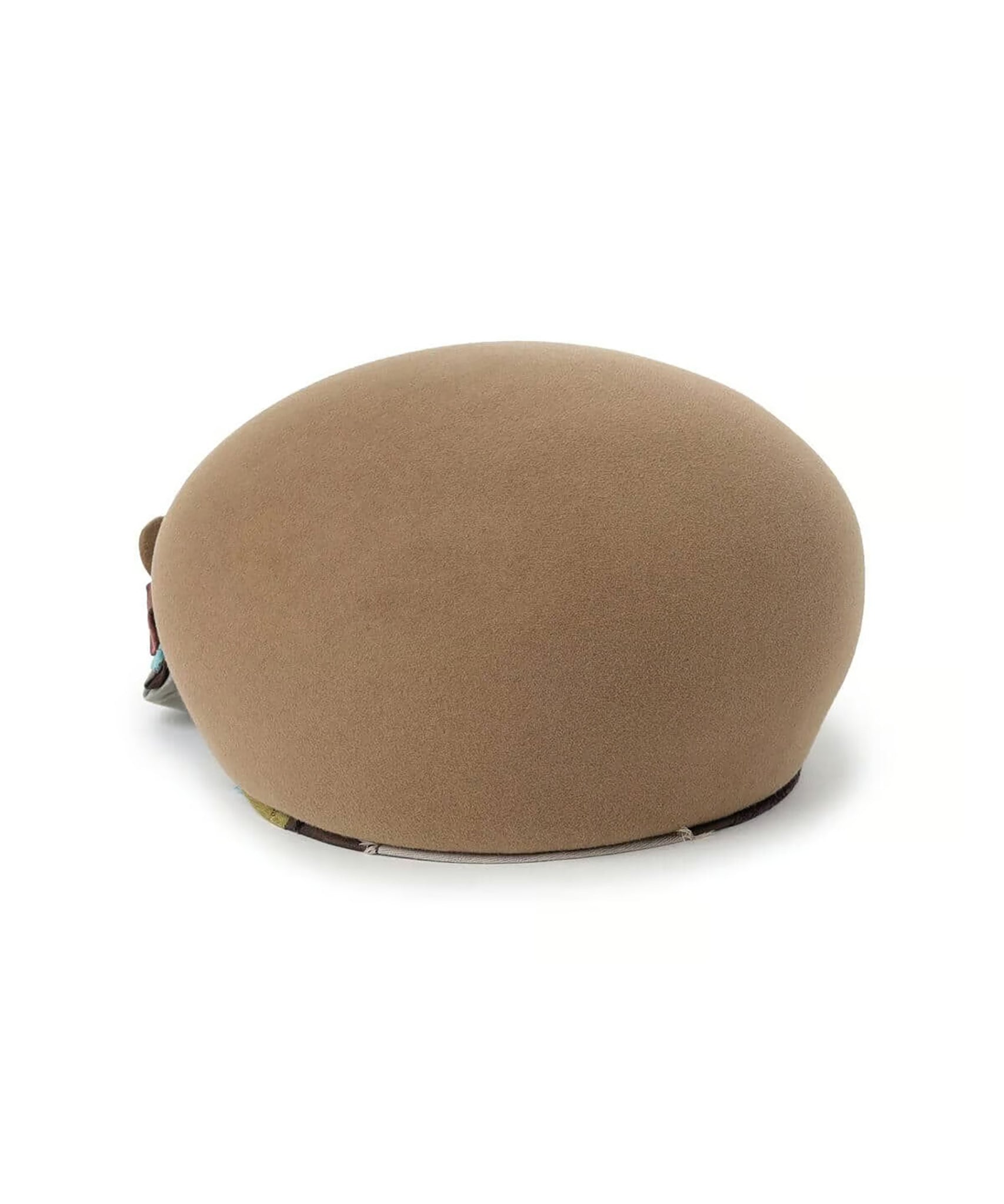 Maxim　ベレー帽　グレー　ラビット毛 OSANPO- POLS×maxim ベレー帽 col:ネイビー