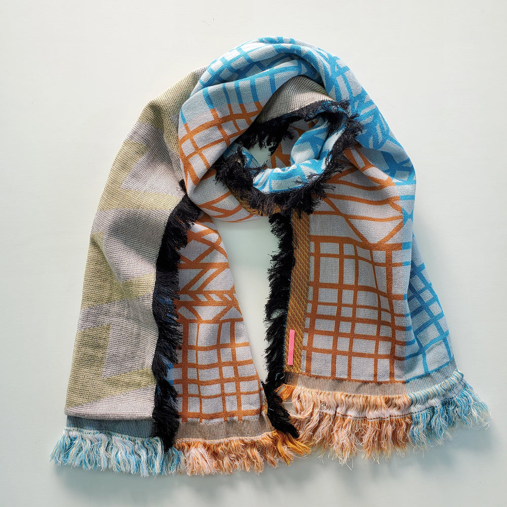 -TRAIN-　MOHIKANストール　col:イエロー