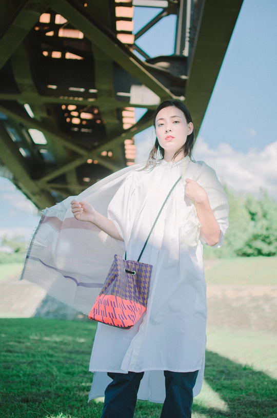 -INAZUMA-　TRIANGLEバッグ　col:パープル