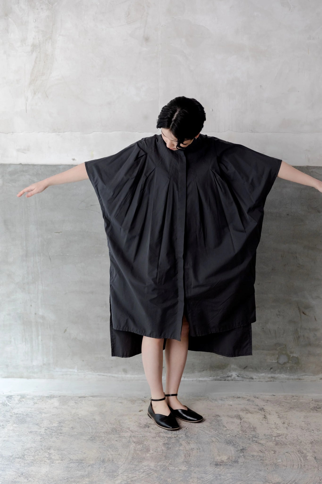 キャピタル　KAPITAL シャツワンピ　薄ジャケット　炭黒　コンチョ キャピタル KAPITAL シャツワンピ 薄ジャケット 炭黒 コンチョ