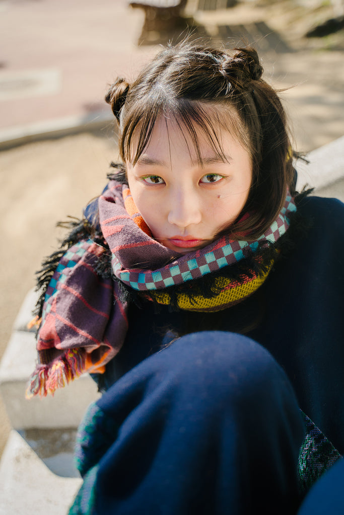 Breeze- MOHIKAN WOOLストール col: ブラウン – POLS