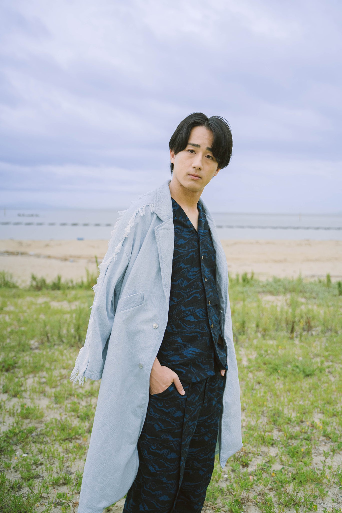 Sazanami- デニムコート col:アイスブリーチ – POLS