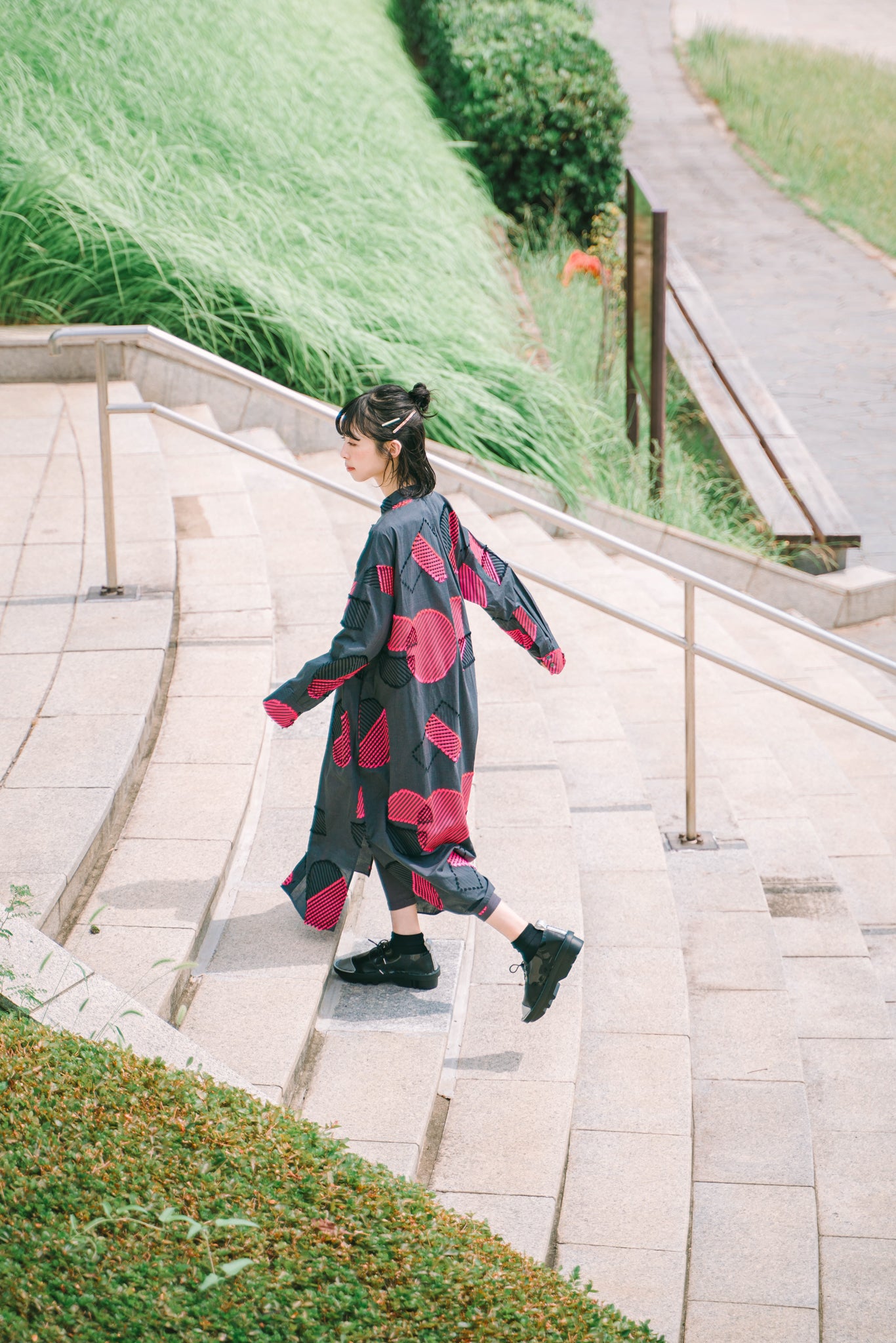 overE　ドロストシャツワンピース　ボルドー ドロストシャツワンピース|allureville OFFICIAL SITE / ONLINE SHOP